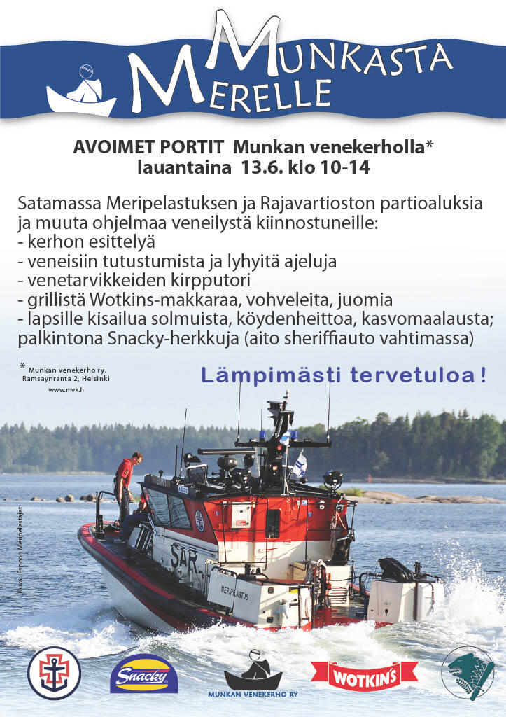 Munkasta merelle – Avoimet portit satamassa